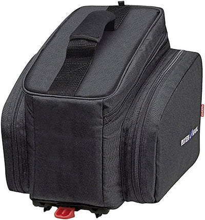 KLICKfix 0267RA Farradtasche Rackpack 2 für Racktime Gepäckträgertasche, Schwarz, 35 x 24 x 23 cm Si
