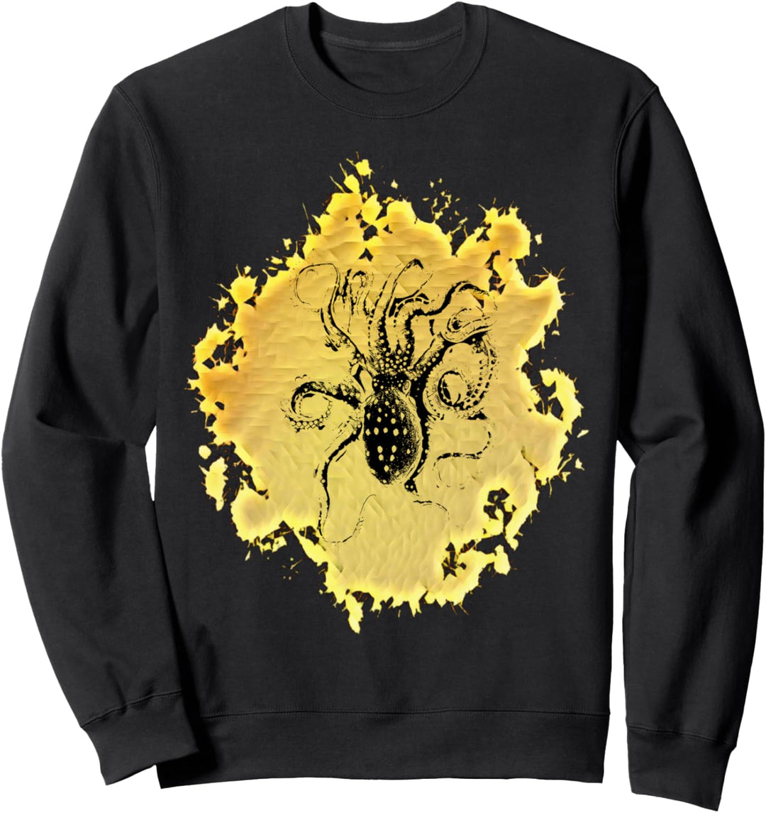 Oktopus Kraken Tintenfisch Tentakel Kalmare Octopus Sweatshirt