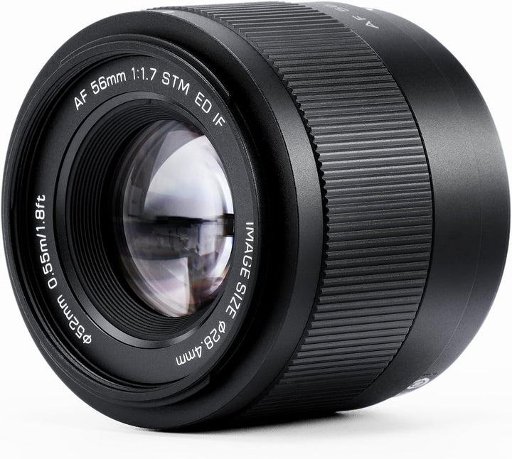 VILTROX 56mm f1.7 XF, 56mm f/1.7 X-Mount APS-C AF Objektiv für Fuji x Mount, Standard Prime Objektiv