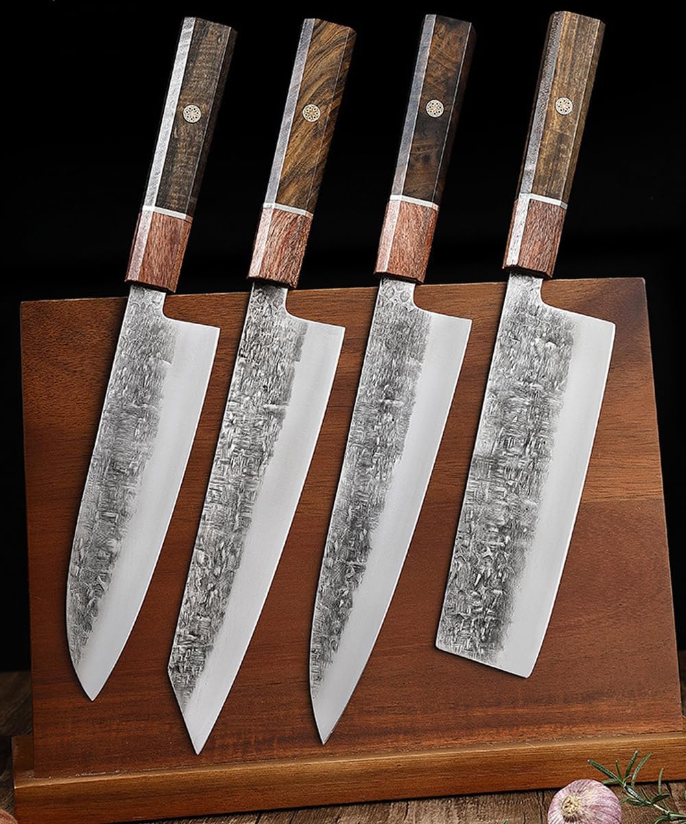 Professionelles japanisches Kochmesser, Küche High Carbon Ultra Sharp Chefs Messer mit ergonomischem