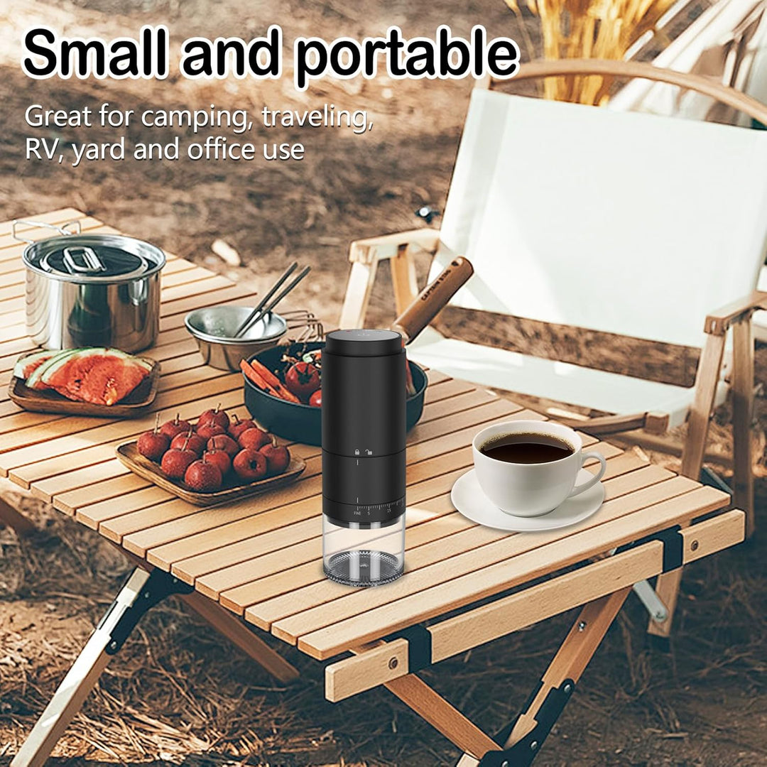 Kaffeemühle Elektrisch, Keramik Kegelmahlwerk Kaffeebohnenmühle Elektrisch mit Einstellbarer Grobhei