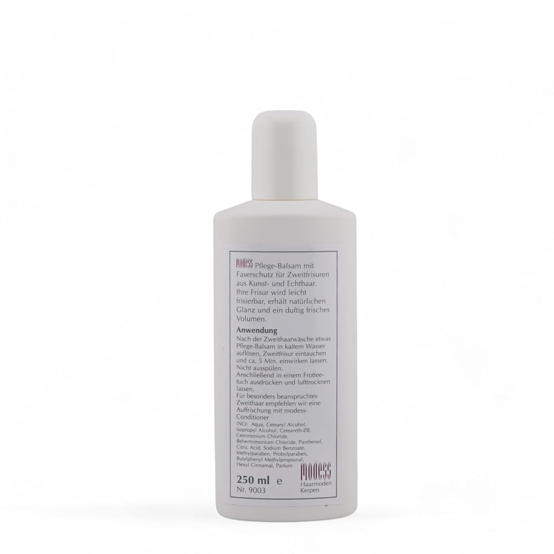 Perücken Pflegeset Modess Shampoo + Balsam je 250 ml für Kunsthaar & Echthaarperücken, Haarverlänger