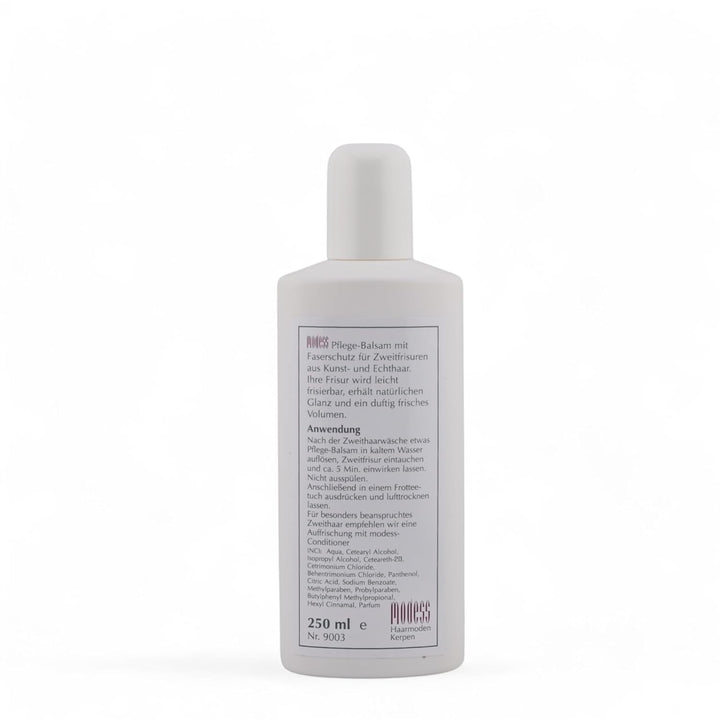 Perücken Pflegeset Modess Shampoo + Balsam je 250 ml für Kunsthaar & Echthaarperücken, Haarverlänger