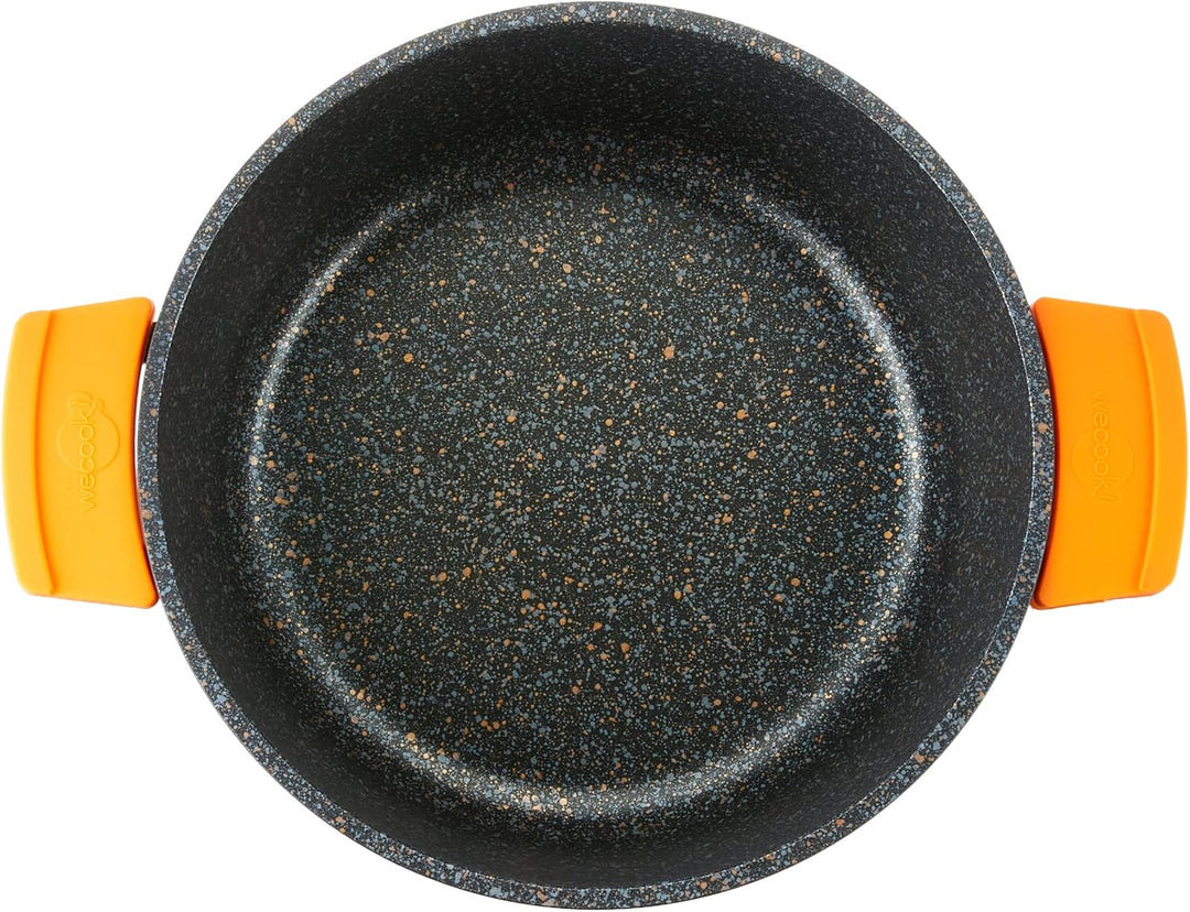 CAST ALUMINIUM POT WITH LID ECOCHEF 24 cm., 24 cm.