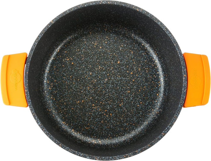CAST ALUMINIUM POT WITH LID ECOCHEF 24 cm., 24 cm.