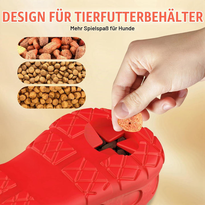 RUXAN Unzerstörbares Hundespielzeug für Aggressive Kauer - Futter Treat Dispensing Hund Interaktives