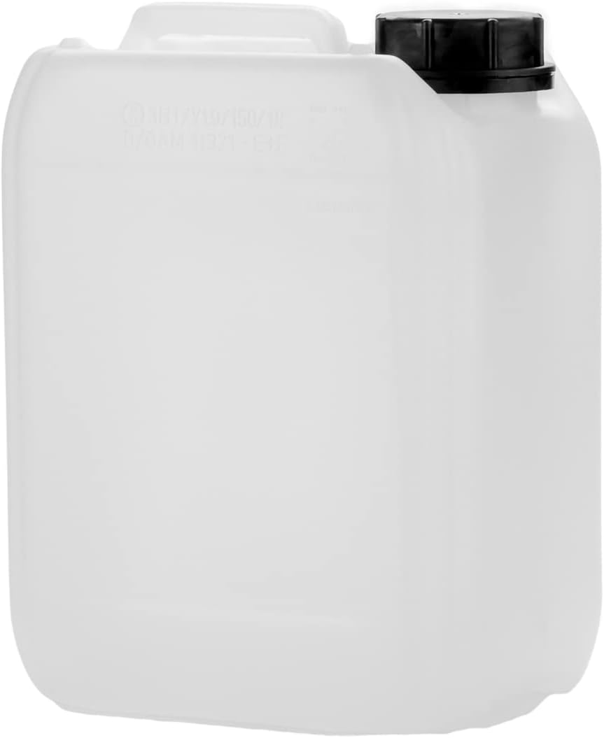 Octopus 10x 5L Kanister leer aus HDPE, mit Verschluss DIN 51mm und UN Zulassung, Wasserkanister, 10x