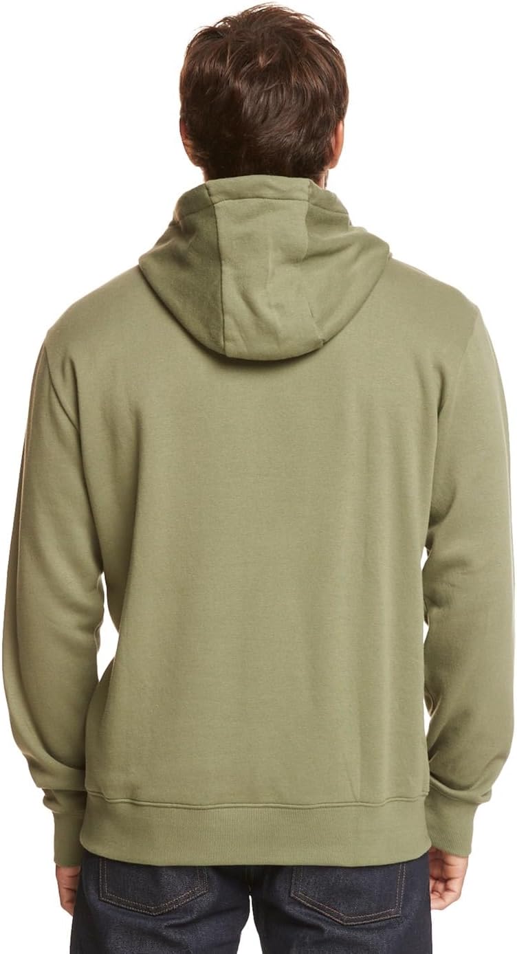 Quiksilver Herren Circle Trim Hood Sweatshirt (1er Pack) XS Four Leaf Clover, XS Four Leaf Clover