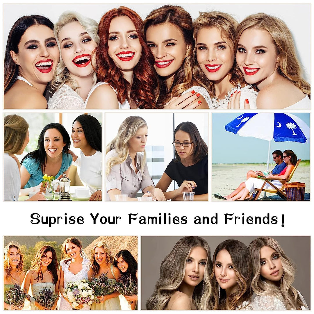 YILITE Bondings Extensions Echthaar 35cm 40g 50 Strähne Remy U Tip Extensions Echthaar Bondings Exte