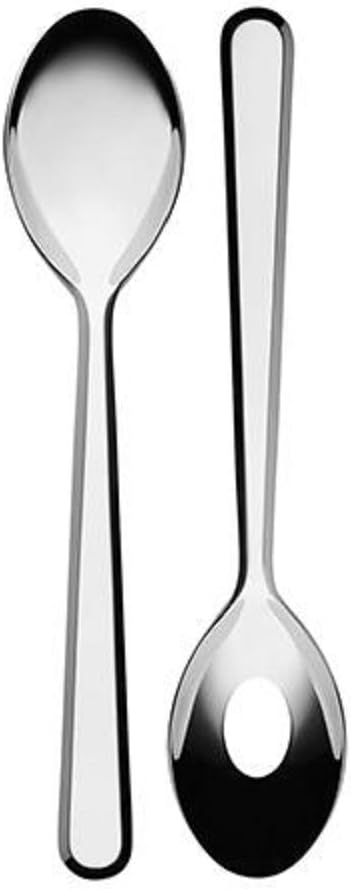 Alessi BG02/14 Amici Salatbesteck, Edelstahl 18/10