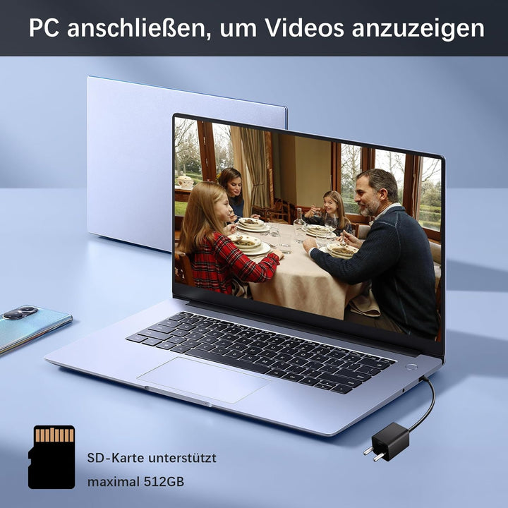 HD 1080P überwachungskamera,USB Mini Kamera,mit kontinuierlicher Aufnahme-/Bewegungserkennungsfunkti