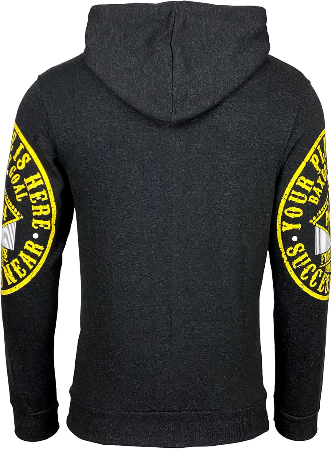 Subliminal Mode Herren-Kapuzen-Sweatshirt, langärmlig, mit Kängurutasche, zweifarbig, lässig, Basic-