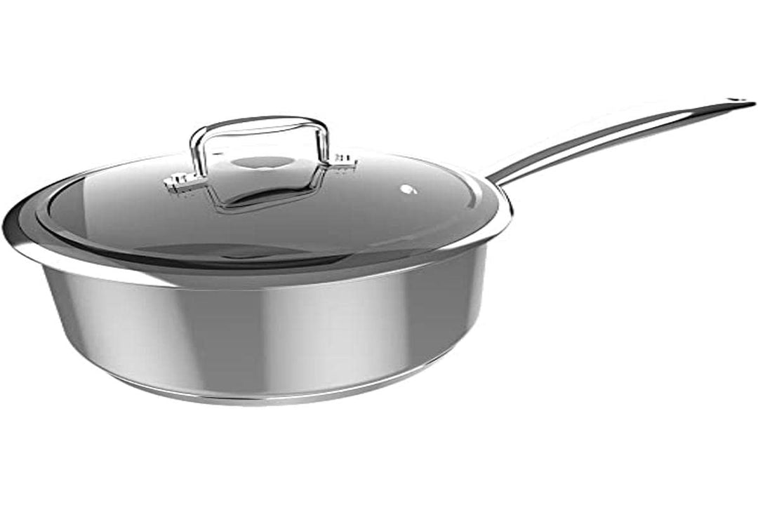 Cecotec Polka Classy 16 Topf Steel, Durchmesser 16 cm, Fassungsvermögen 1,3 l, Edelstahl 18/10, Anti