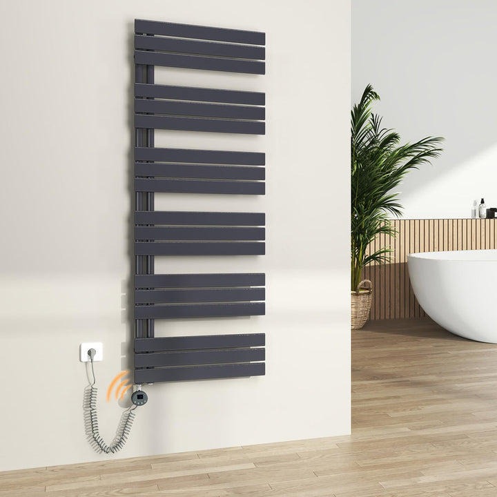 S'AFIELINA Badheizkörper elektrisch mit Thermostat und WiFi, Handtuchheizkörper elektrisch 1599×600