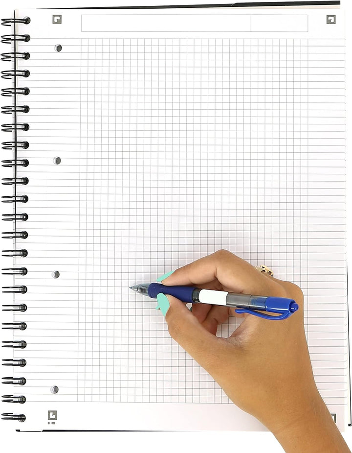 OXFORD Meetingbook Essentials, 5er Pack, DIN A4+, kariert, 90 Blatt, 4 Farben A4+, kariert Meetingbo