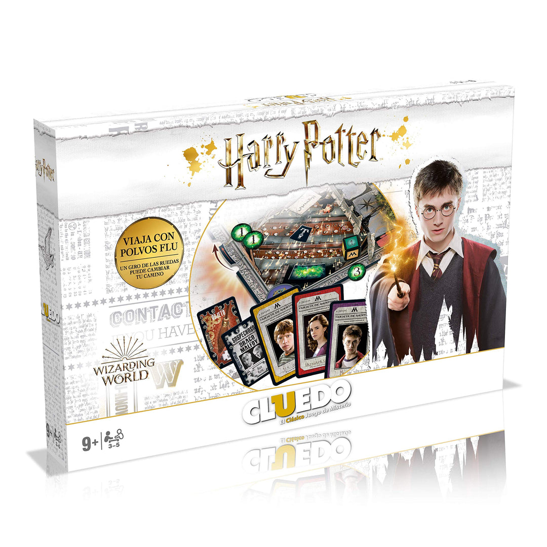 Winning Moves Cluedo Harry Potter Edition Weisse Box (40341), Winning Moves