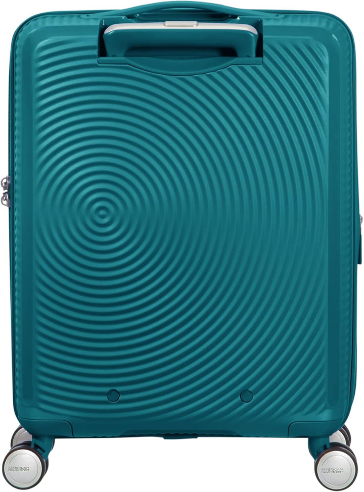 American Tourister Soundbox - Spinner S Erweiterbar Handgepäck, 55 cm, 41 L, Grün (Jade Green) Grün