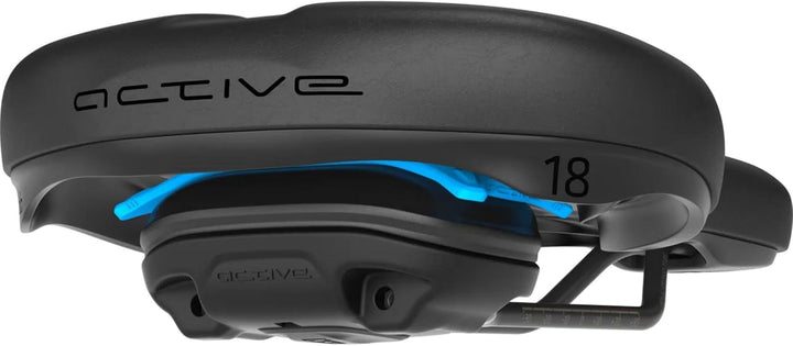 SQlab Unisex – Erwachsene 621 Ergolux Active 2.1 Fahrradsattel 21 cm Schwarz, 21 cm Schwarz
