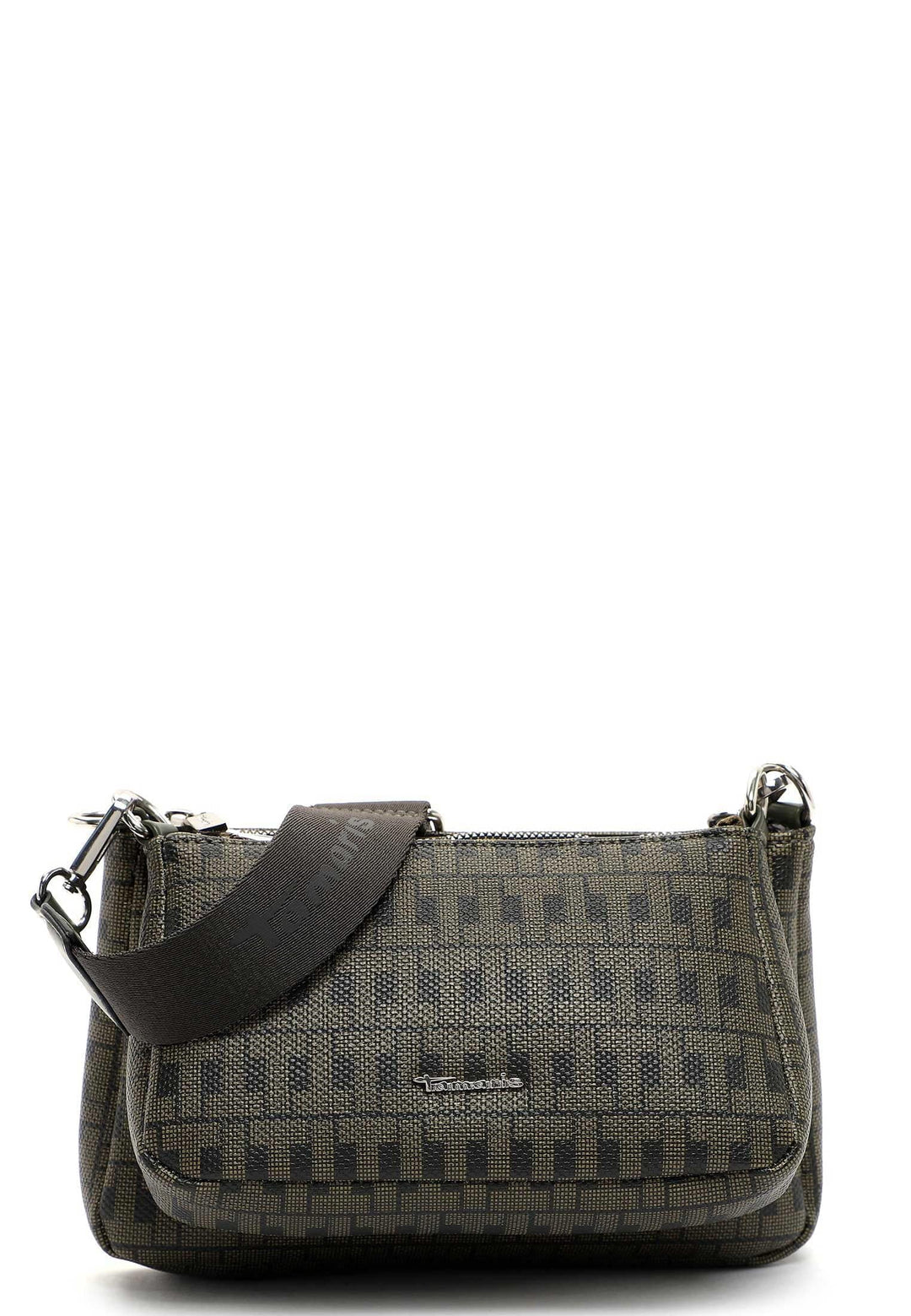 Tamaris Umhängetasche Jody 31980 Damen Handtaschen Ornament Einheitsgrösse Fango 932, Einheitsgrösse