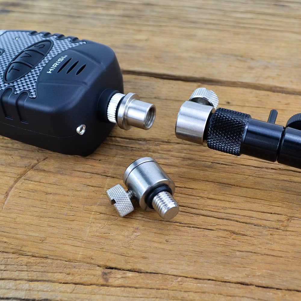 Hirisi Tackle 4 x Karpfenangeln Schnellwechsel Verbinder für Rod Pod Edelstahl