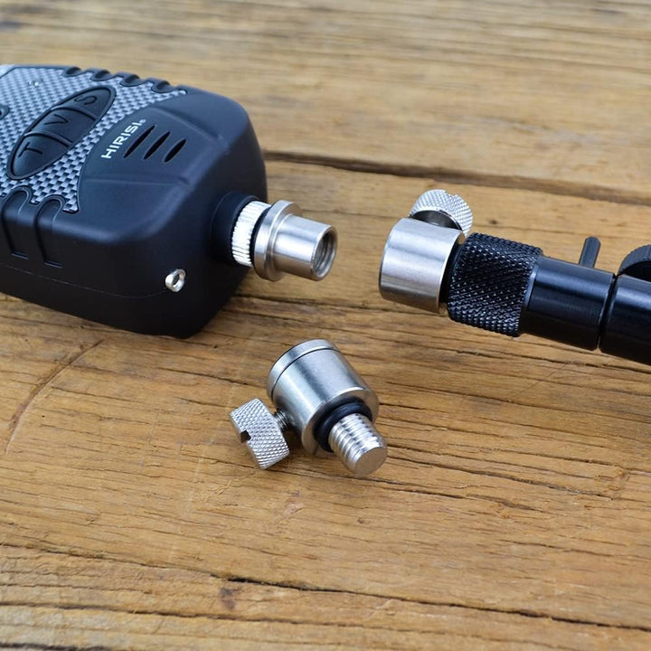 Hirisi Tackle 4 x Karpfenangeln Schnellwechsel Verbinder für Rod Pod Edelstahl