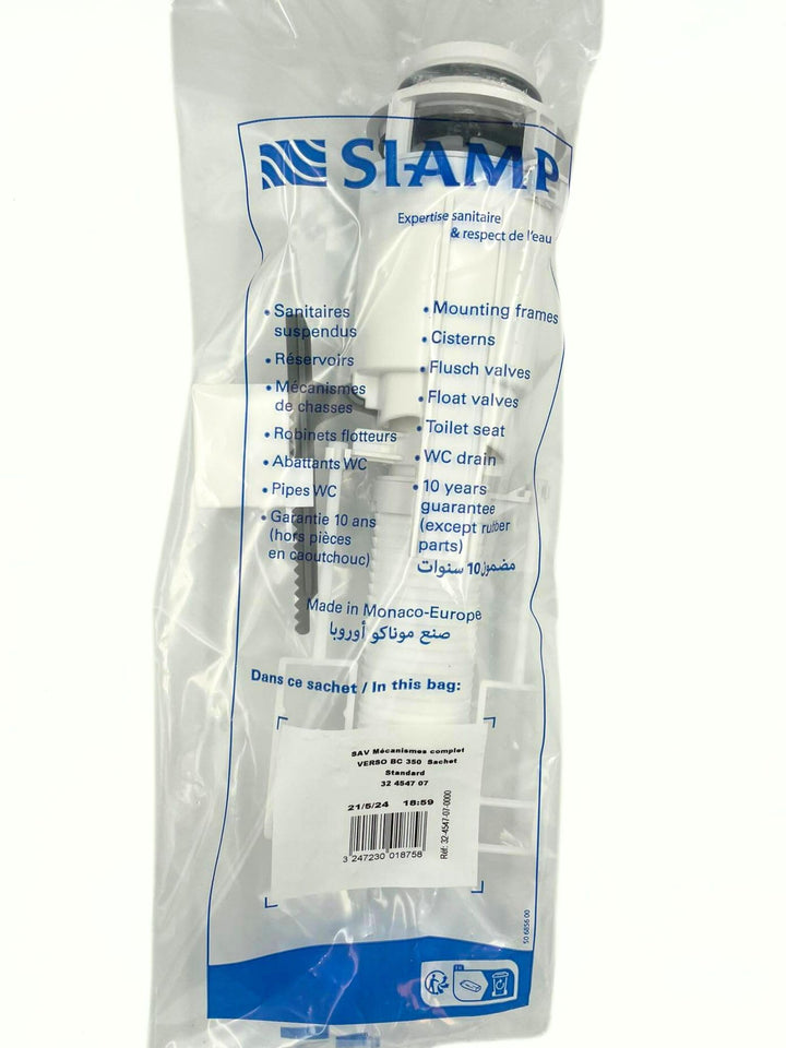 Siamp 32454407-Mechanismus Doppelvolumen-Mechanismus für Spülkasten, 1100
