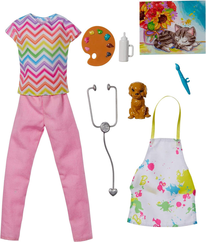 Barbie GFX85 Überraschungs Karrieren Berufe Puppe, Puppen Spielzeug ab 3 Jahren