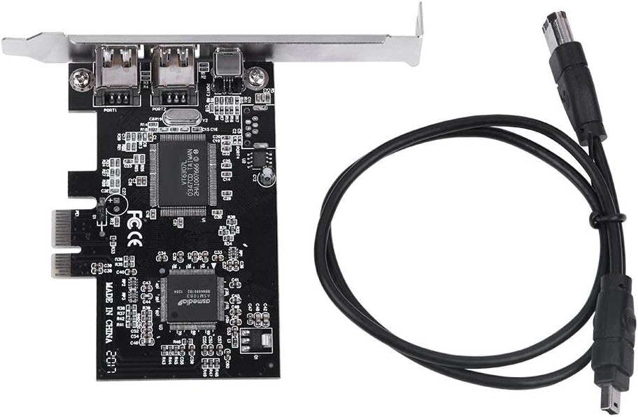 Firewire PCI-Express-Karte, PCI-E PCI Express FireWire 1394a IEEE 1394 Controller-Karte mit FireWire