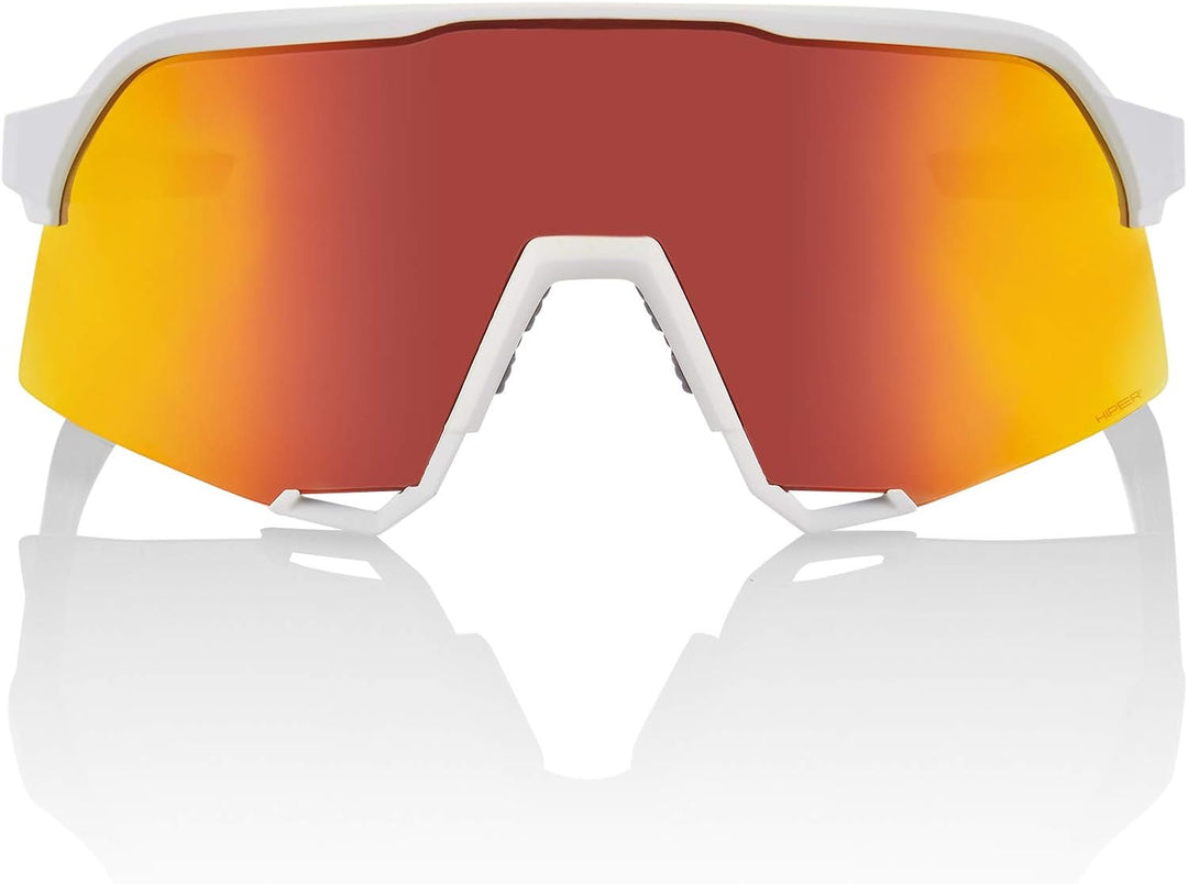 100% Unisex S3 Brille S3 White, HiPER Red Multilayer Mirror Lens (1er Pack) Einheitsgrösse Bianco, E