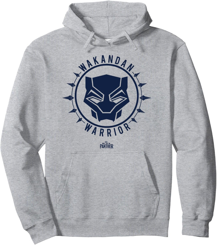 Marvel Black Panther Wakandan Warrior Navy Logo Pullover Hoodie