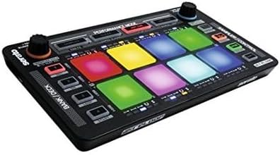 Reloop Neon – Add-On USB DJ Controller mit anschlagdynamischen RGB-Performance-Drumpads, Plug and Pl
