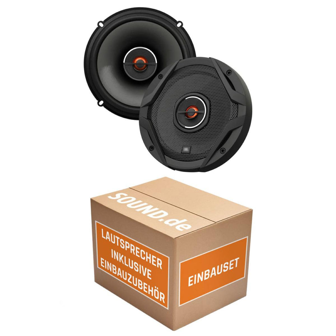 JBL GX602 | 2-Wege | 16,5cm Koax Lautsprecher - Einbauset für Opel Corsa B/C/D - justSOUND