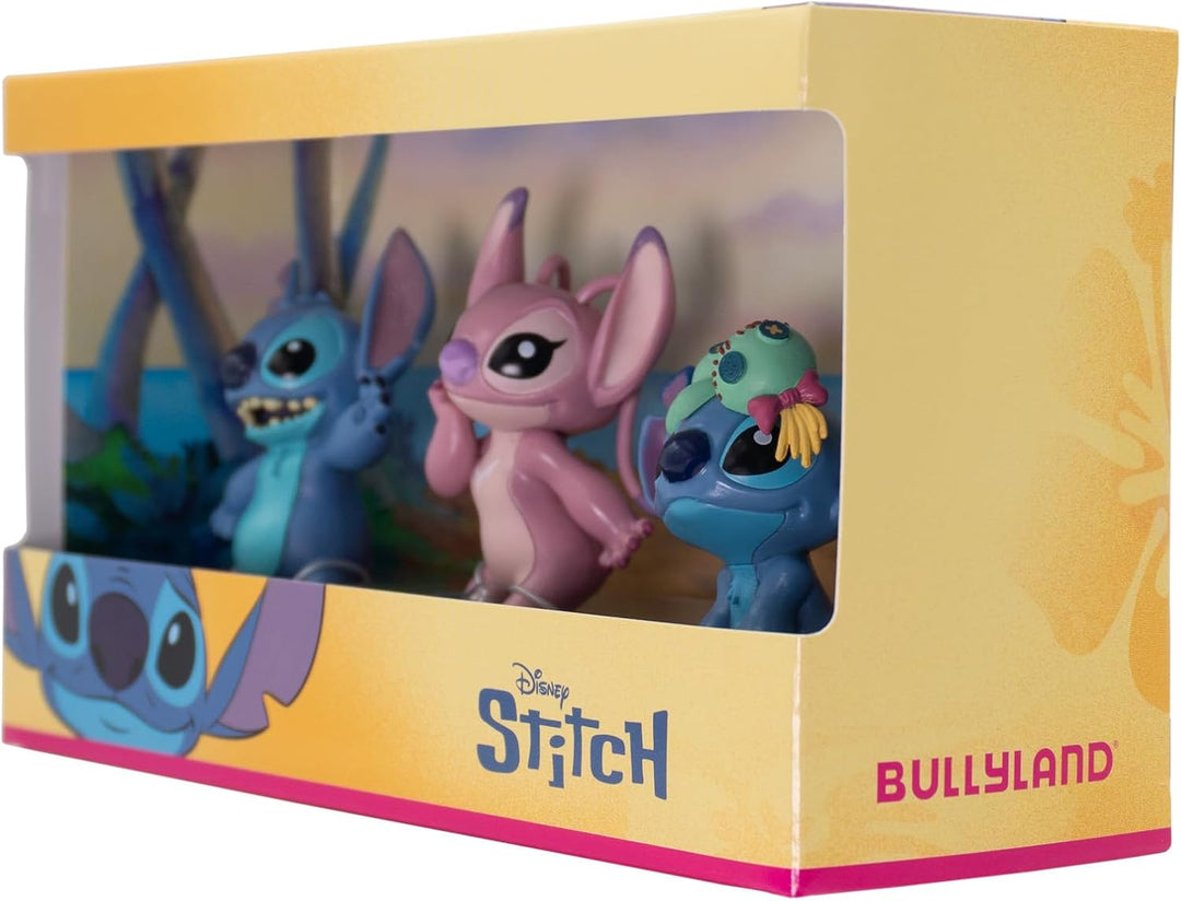 Bullyland - Stitch Geschenkset aus Disneys Lilo & Stitch, perfekt als Spielzeug Figur, Dekoration un