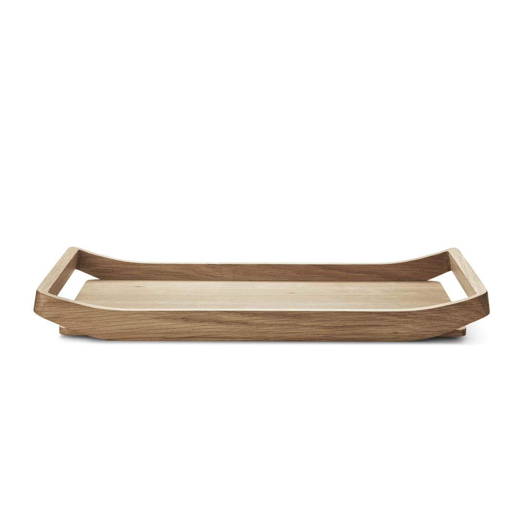 Georg Jensen GJ 3390239 Barbry Tablett Eichenholz, braun, 6,6 x 32 x 51,8 cm