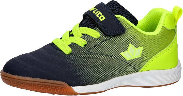 Lico Unisex Kinder Marlin Vs Hallenturnschuhe 33 EU Marine Lemon, 33 EU Marine Lemon
