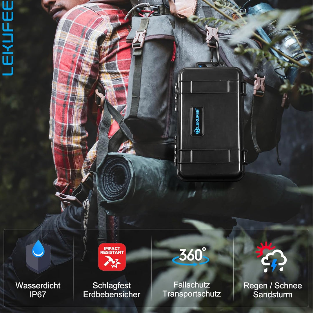 LEKUFEE Reise-Wasserdichter Hartschalenkoffer für DJI Osmo Pocket 3,Creator Combo,Power Expansion Co