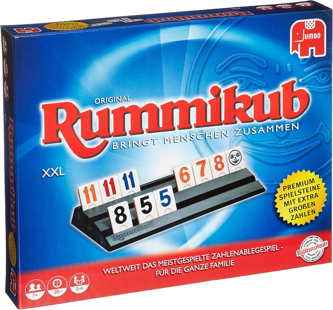 Jumbo Spiele Original Rummikub XXL - Der Klassiker unter den Gesellschaftsspielen im Grossformat - f