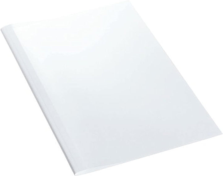 Leitz 177158 Thermobindemappe Standard, A4, Rückenbreite 1,5 mm, 100 Stück, weiss 1.5 mm (15 Sheet),