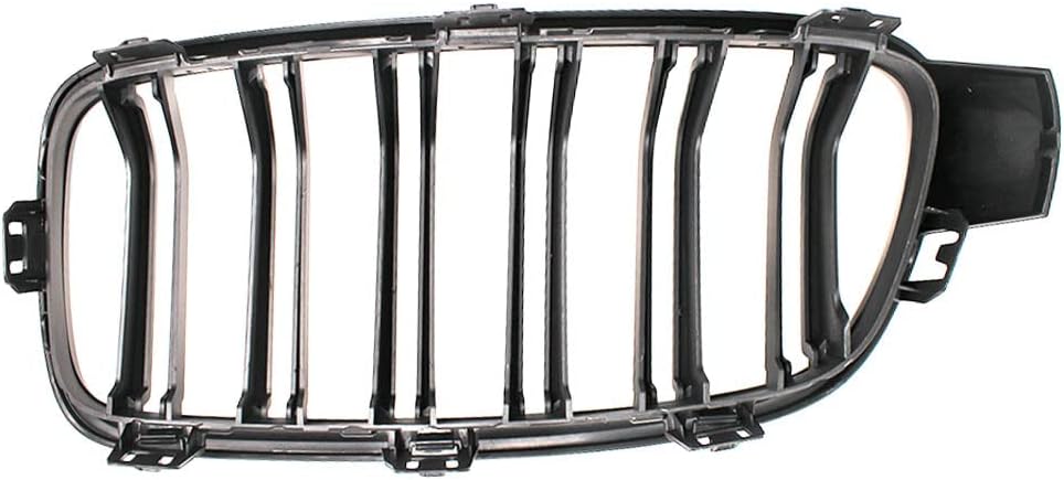 HZTWFC Sportgrill Grills Nierengitter Dual Slat Mattschwarzer Frontstossstangengrill für BMW 3er F30