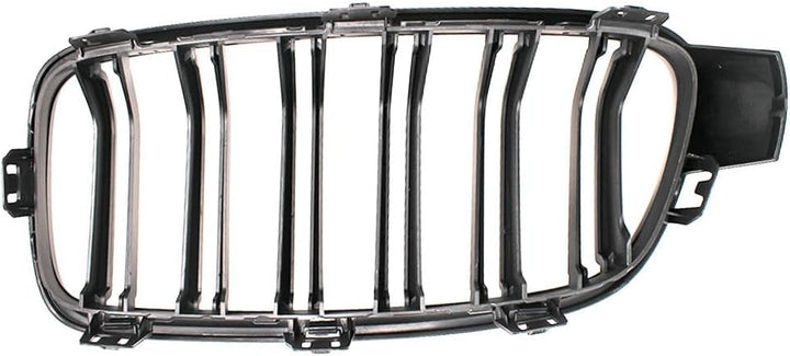 HZTWFC Sportgrill Grills Nierengitter Dual Slat Mattschwarzer Frontstossstangengrill für BMW 3er F30