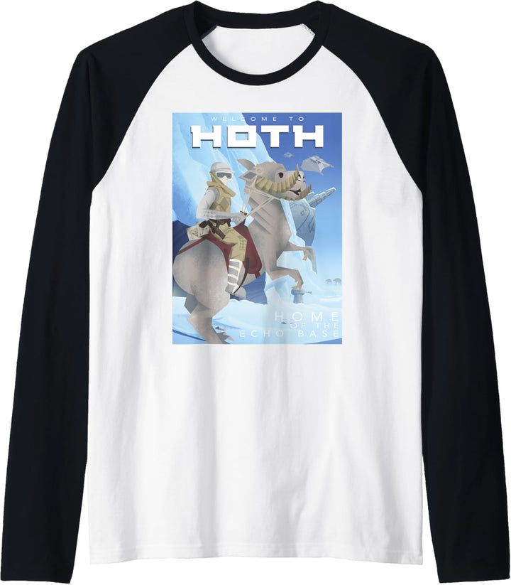 Star Wars Welcome To Hoth Home Of Echo Base Geometric Poster Raglan