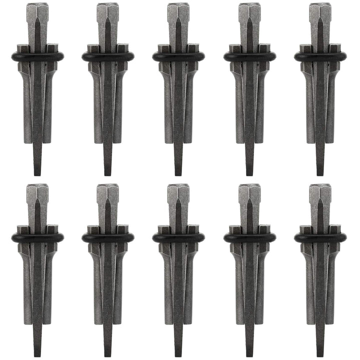 Homtone 10-teilig Hand Spalter für Beton, Stein, Marmor, Granit und Fels, Spaltkeil Werkzeuge Spreng