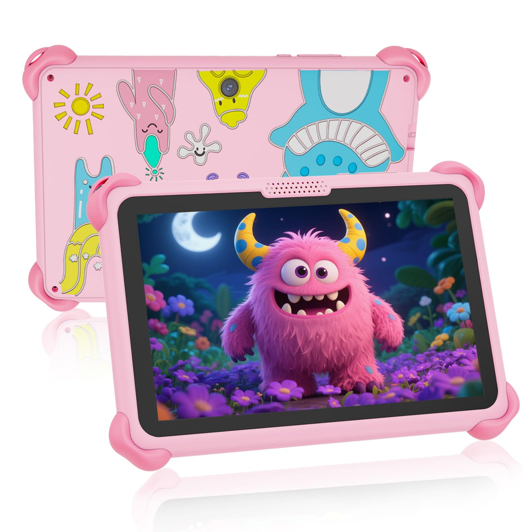 VESWWE Kinder Tablet 7 Zoll Android Tablet für Kinder 32GB ROM Kindertablet mit Schutzhülle WiFi6 Ki