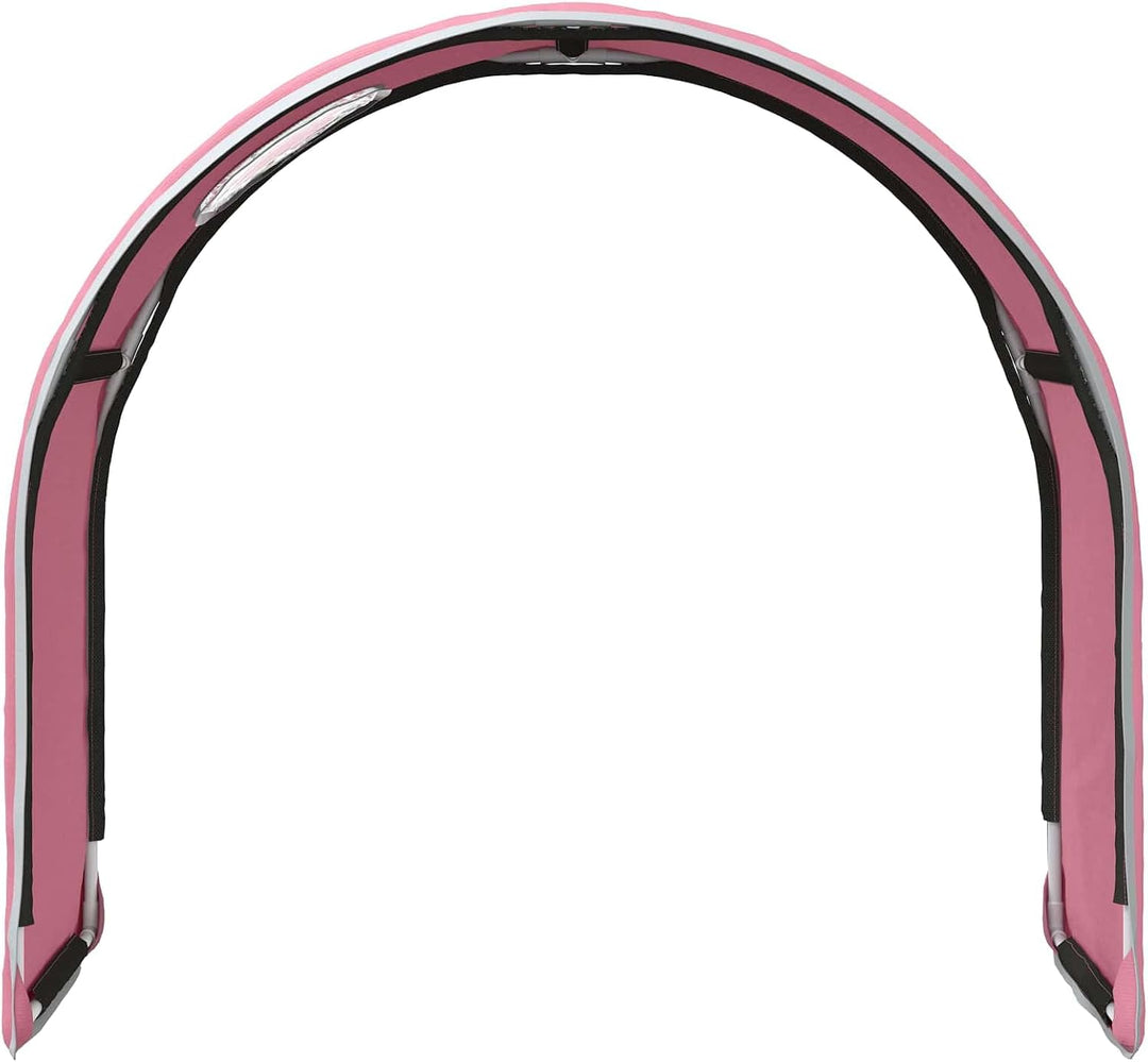Bettunnel 2 Stück Rosa aus Polyester 211 x 52,5 x 2 cm, Zubehör für Doppelbett Lattenrost mit Stützf