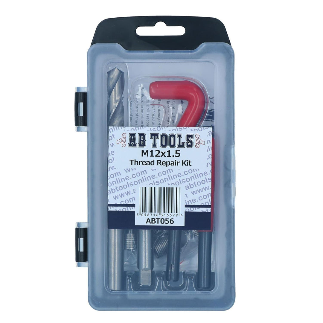 AB Tools M12 x 1,5 mm kit Reparatur Filetieren/helicoil 15pc beschädigt ein046