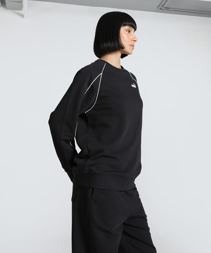 Puma Mädchen Puma Sport Relaxed Crew Tr Hooded Sweatshirt (1er Pack) L Puma Black, L Puma Black