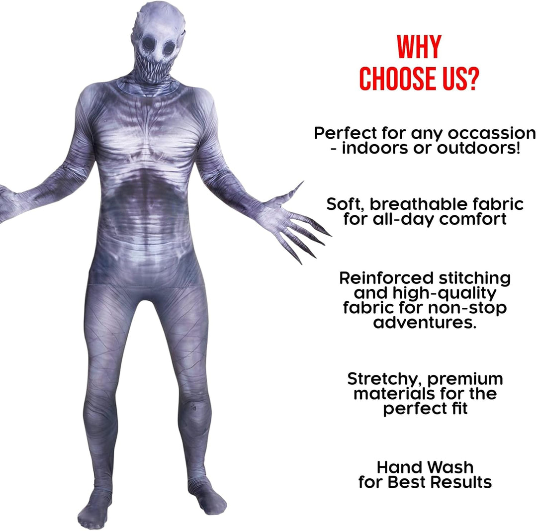Morphsuits The Rake Kostüm für Erwachsene, Monster Verkleidung, Halloween und Karneval - M (150cm-16