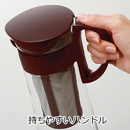 HARIO Cold Brew Ice Coffee Maker Mizudashi, 600 ml, Braun Braun 600 ml Retro, Braun 600 ml Retro
