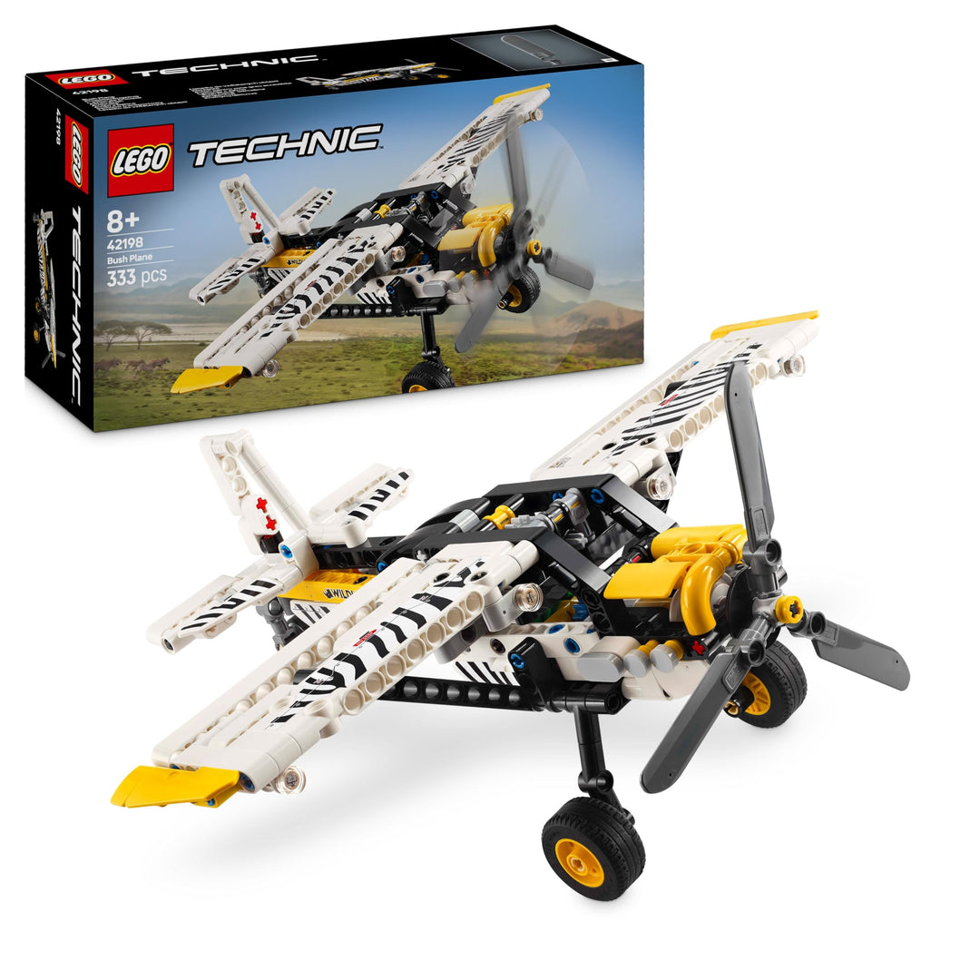 LEGO Technic Propellerflugzeug, Baubares Flugzeug Spielzeug für Kinder, Geschenk für Jungen und Mädc