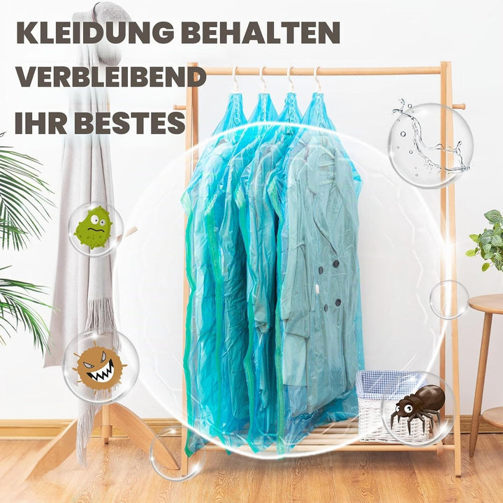 TAILI Vakuumbeutel für Kleidung Hängend, Vacuum Bags for Clothing Vakuumierbeutel Kleidung Mit Kleid